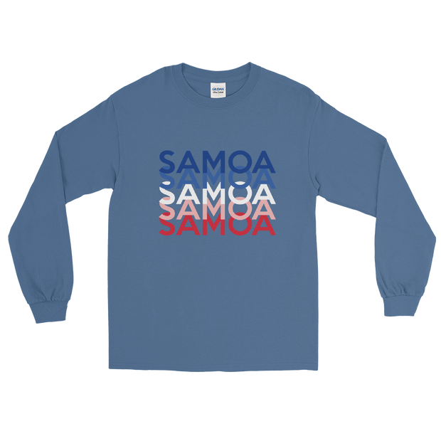 Red, White, and Blue Samoa Repeat *ADULT LONG SLEEVE*