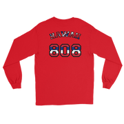 Hawaii 808 Union Jack - Flag Jersey with Black Border (front/back) *ADULT LONG SLEEVE*