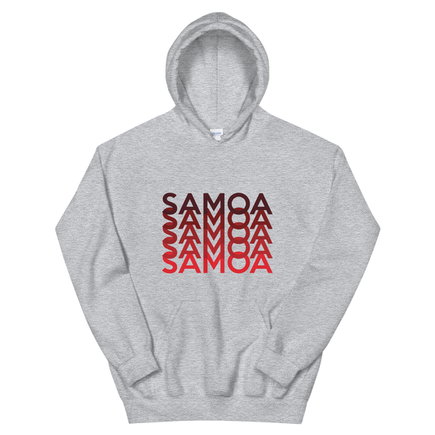 Red Samoa Repeat *ADULT HOODIE*