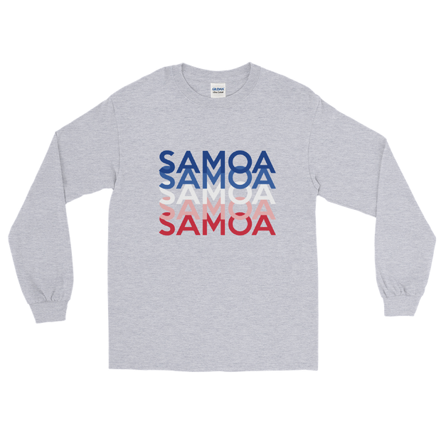 Red, White, and Blue Samoa Repeat *ADULT LONG SLEEVE*