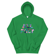 ALL POLY Floral ~ Signature *ADULT HOODIE*