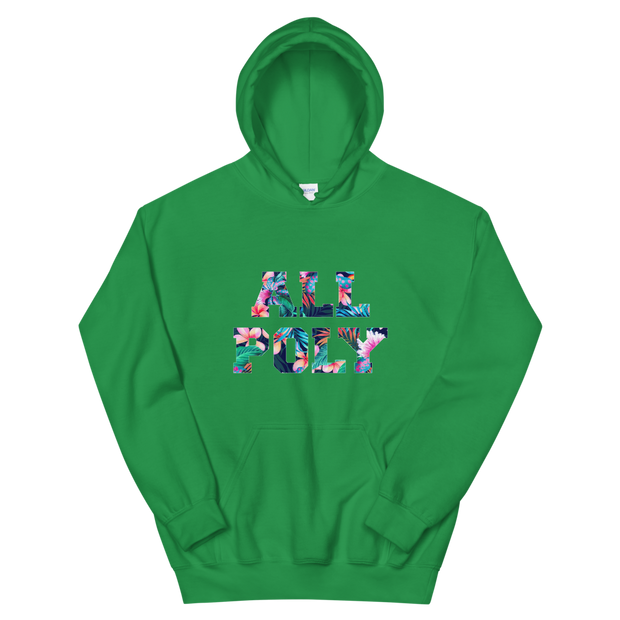 ALL POLY Floral ~ Signature *ADULT HOODIE*