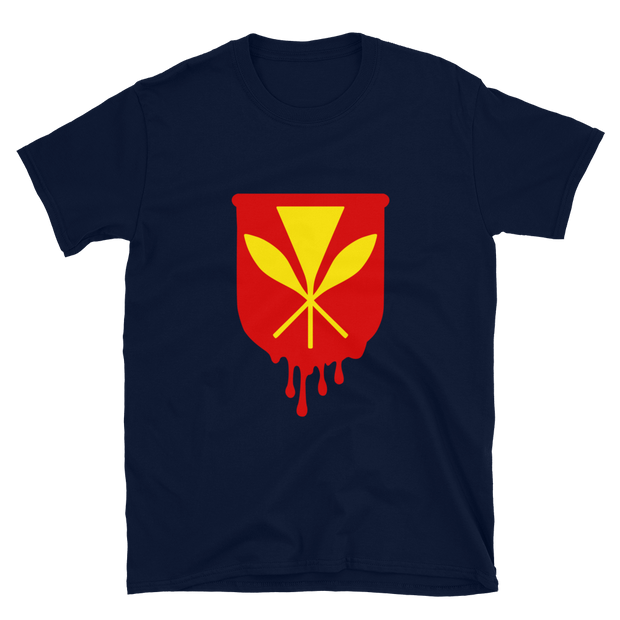 Kanaka Maoli Crest - Red *ADULT SHORT SLEEVE*