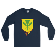 Kanaka Maoli Crest - Yellow with Red Border *ADULT LONG SLEEVE*