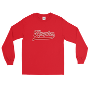 Kingdom Script ~ Red with White Border *ADULT LONG SLEEVE*