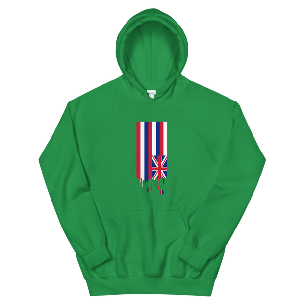 Drip Hawaii Sovereignty - Flag Vertical *ADULT HOODIE*