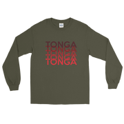 Red Tonga Repeat *ADULT LONG SLEEVE*