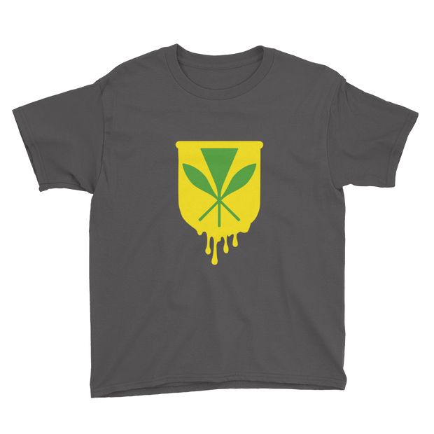 Kanaka Maoli Crest - Yellow *KIDS SHORT SLEEVE*