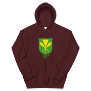 Kanaka Maoli Crest - Green *ADULT HOODIE*