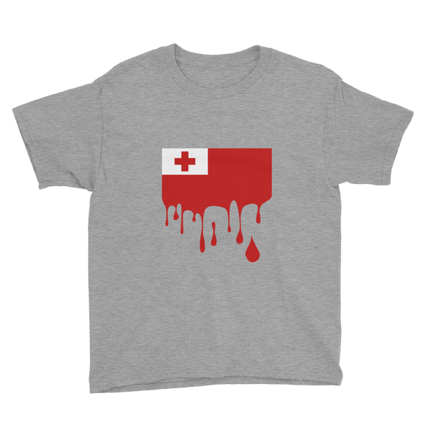 Drip Tonga - Flag Horizontal *KIDS SHORT SLEEVE*