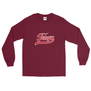 Tonga Script ~ Red with White Border *ADULT LONG SLEEVE*