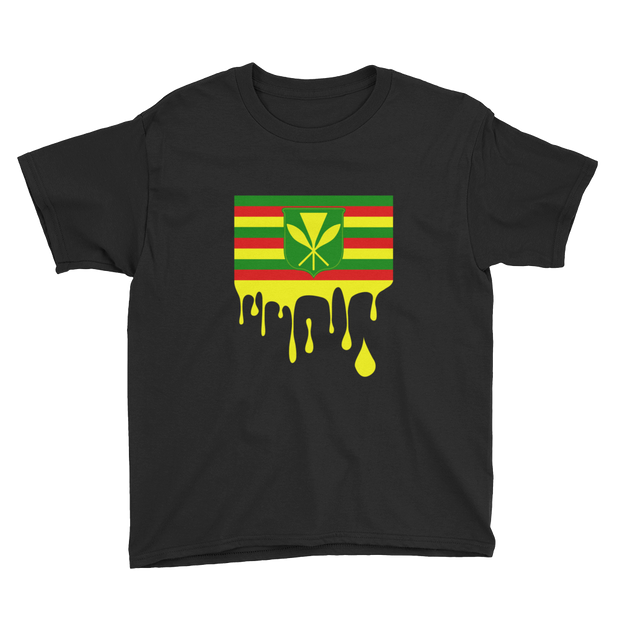 Drip Kanaka Maoli - Flag Horizontal *KIDS SHORT SLEEVE*