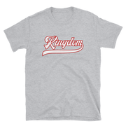 Kingdom Script ~ White with Red Border *ADULT SHORT SLEEVE*