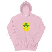 Kanaka Maoli Crest - Yellow *ADULT HOODIE*