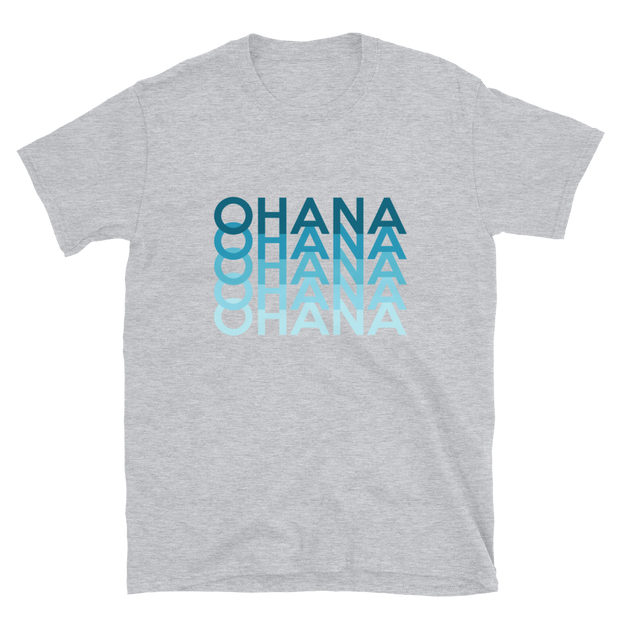 Blue Ohana Repeat *ADULT SHORT SLEEVE*