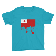 Drip Tonga - Flag Horizontal *KIDS SHORT SLEEVE*