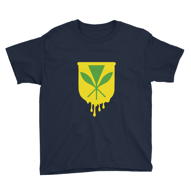 Kanaka Maoli Crest - Yellow *KIDS SHORT SLEEVE*