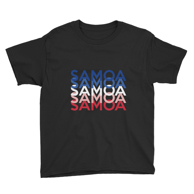 Red, White, and Blue Samoa Repeat *KIDS SHORT SLEEVE*