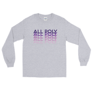 Purple All Poly Repeat *ADULT LONG SLEEVE*