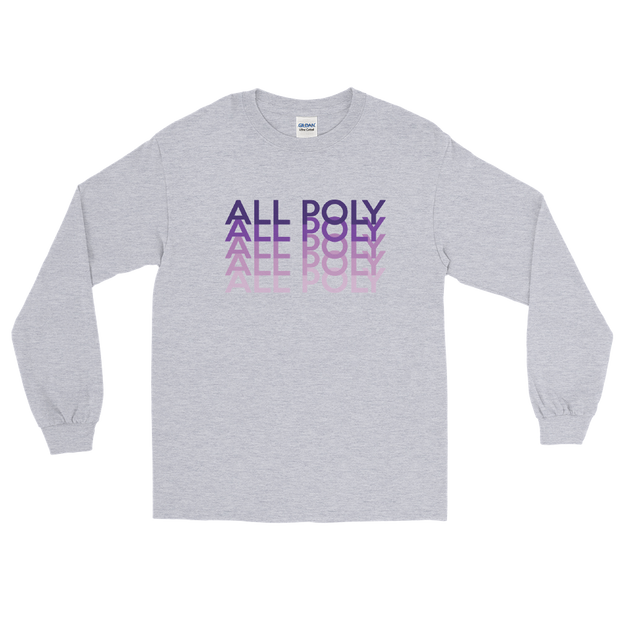 Purple All Poly Repeat *ADULT LONG SLEEVE*