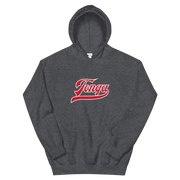 Tonga Script ~ Red with White Border *ADULT HOODIE*