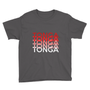 Red and White Tonga Repeat *KIDS SHORT SLEEVE*