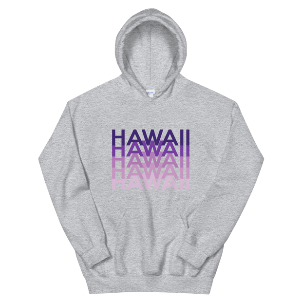 Purple Hawaii Repeat *ADULT HOODIE*