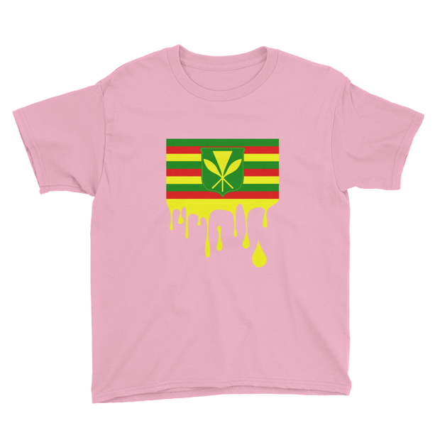 Drip Kanaka Maoli - Flag Horizontal *KIDS SHORT SLEEVE*