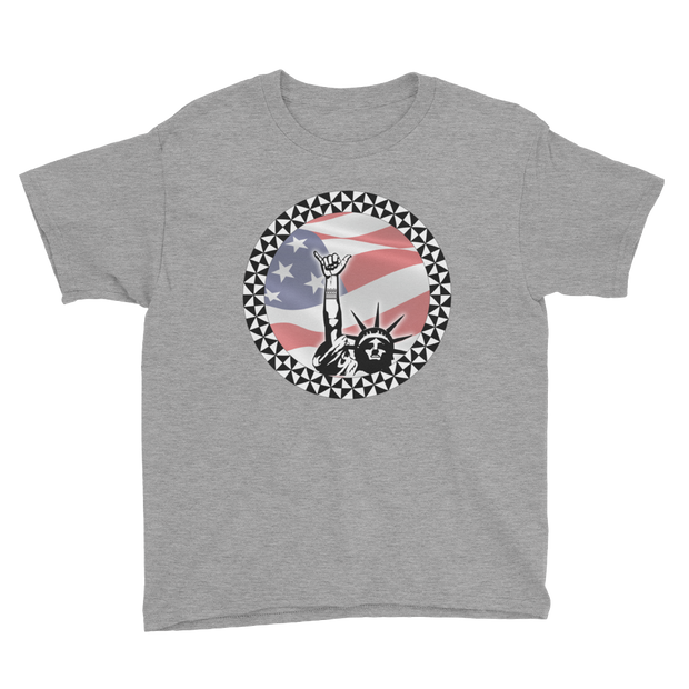 Shaka of Liberty - Stars and Stripes *KIDS SHORT SLEEVE*