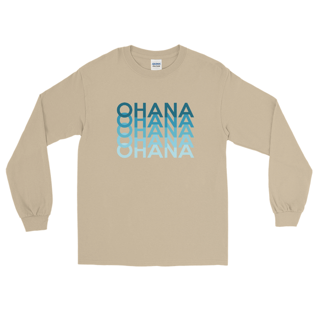 Blue Ohana Repeat *ADULT LONG SLEEVE*