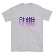 Purple Ohana Repeat *ADULT SHORT SLEEVE*