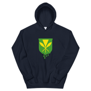 Kanaka Maoli Crest - Green *ADULT HOODIE*