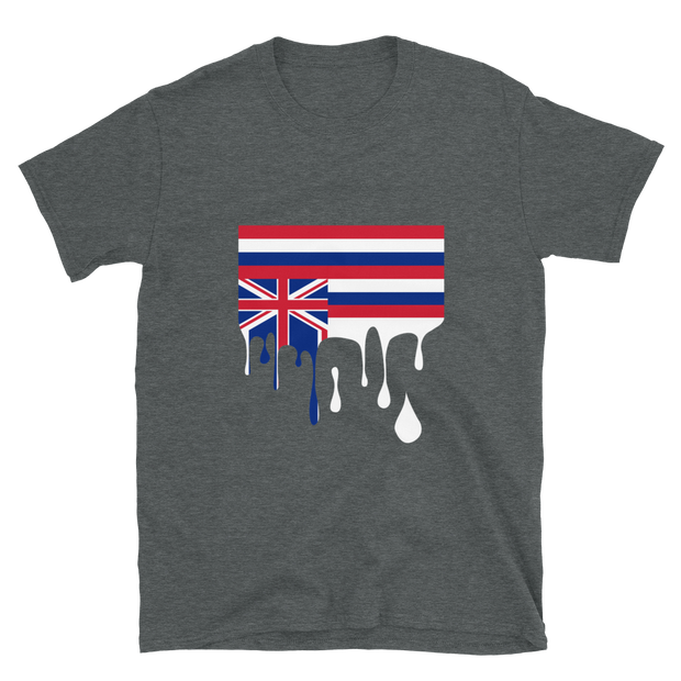 Drip Hawaii Sovereignty - Flag Horizontal *ADULT SHORT SLEEVE*