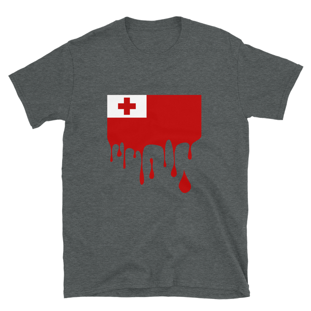 Drip Tonga - Flag Horizontal *ADULT SHORT SLEEVE*