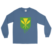 Kanaka Maoli Crest - Green *ADULT LONG SLEEVE*