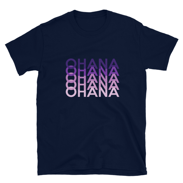 Purple Ohana Repeat *ADULT SHORT SLEEVE*