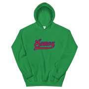 Samoa Script ~ Red with Blue Border *ADULT HOODIE*