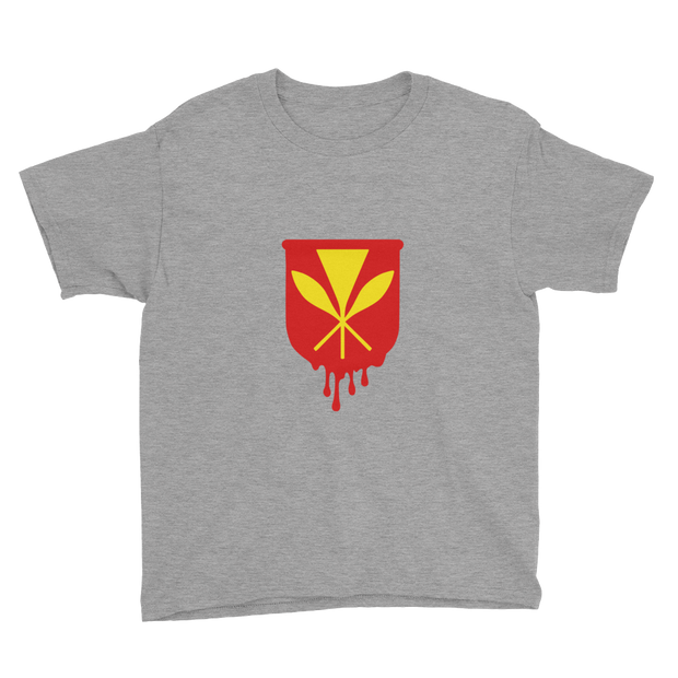 Kanaka Maoli Crest - Red *KIDS SHORT SLEEVE*