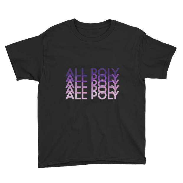 Purple All Poly Repeat *KIDS SHORT SLEEVE*