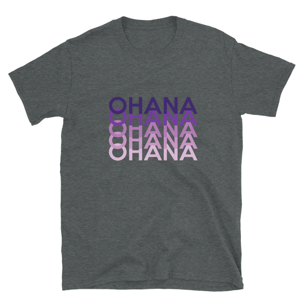 Purple Ohana Repeat *ADULT SHORT SLEEVE*