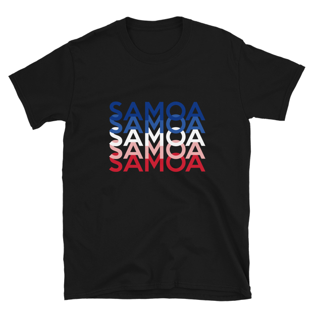 Red, White, and Blue Samoa Repeat *ADULT SHORT SLEEVE*