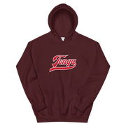 Tonga Script ~ Red with White Border *ADULT HOODIE*