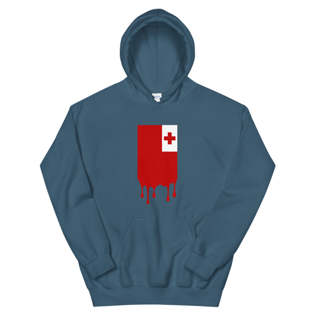 Drip Tonga - Flag Vertical *ADULT HOODIE*