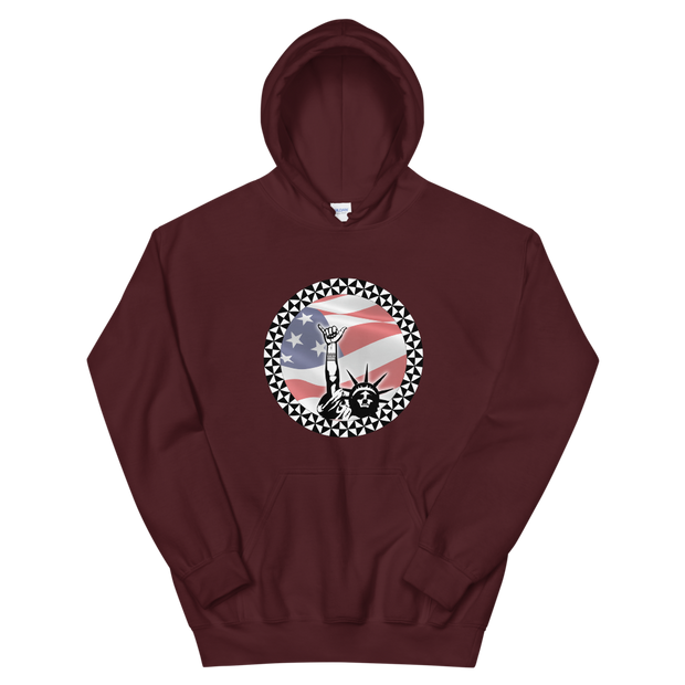 Shaka of Liberty - Stars and Stripes *ADULT HOODIE*