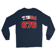 Tonga 676 - Flag with White Border (front/back) *ADULT LONG SLEEVE*