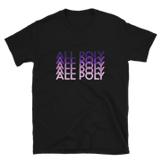 Purple All Poly Repeat *ADULT SHORT SLEEVE*