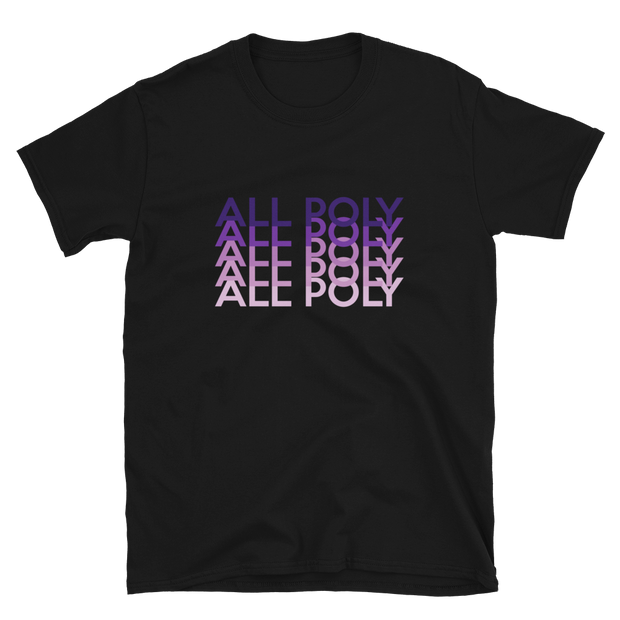 Purple All Poly Repeat *ADULT SHORT SLEEVE*