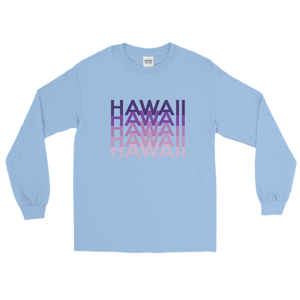 Purple Hawaii Repeat *ADULT LONG SLEEVE*