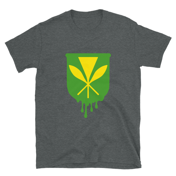 Kanaka Maoli Crest - Green *ADULT SHORT SLEEVE*