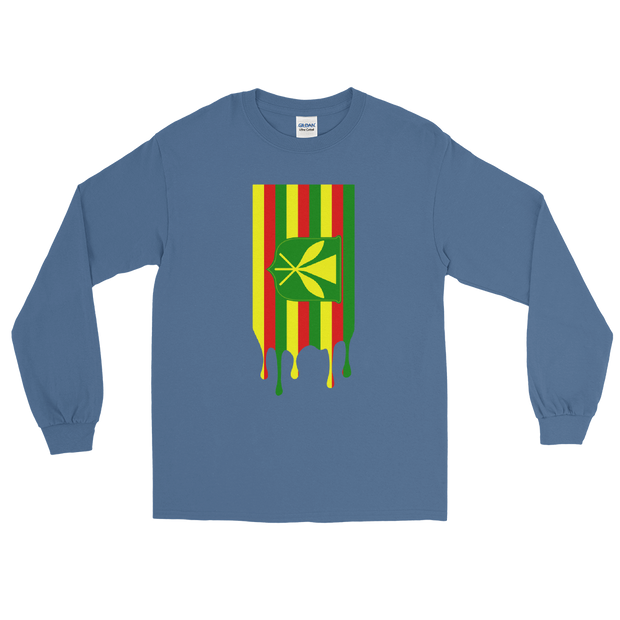 Drip Kanaka Maoli - Flag Vertical *ADULT LONG SLEEVE*